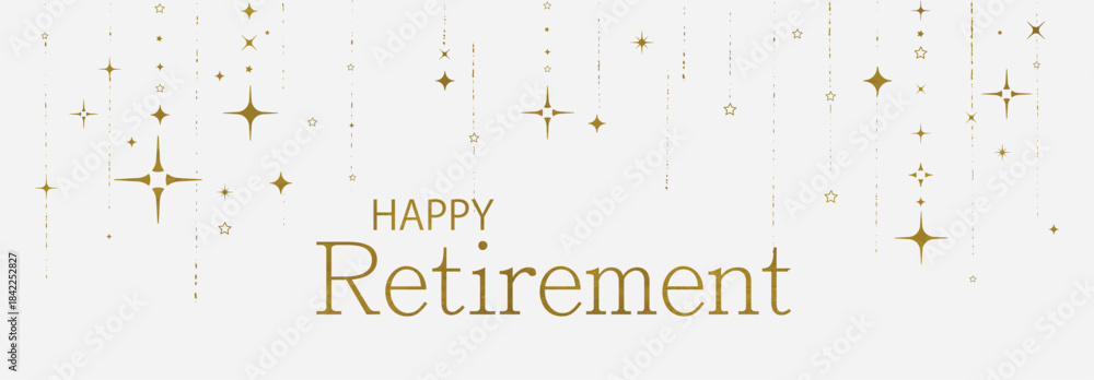 Fototapeta premium happy retirement card