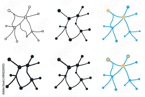Cosmic Filament Display. Cosmic filament network stretching across space, glowing nodes connected by faint lines representing dark