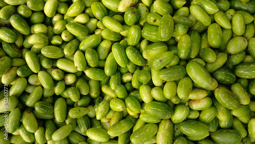 Close up view of Ivy Gourd, 