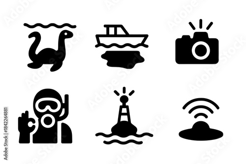 Man in a scuba suit is holding a camera