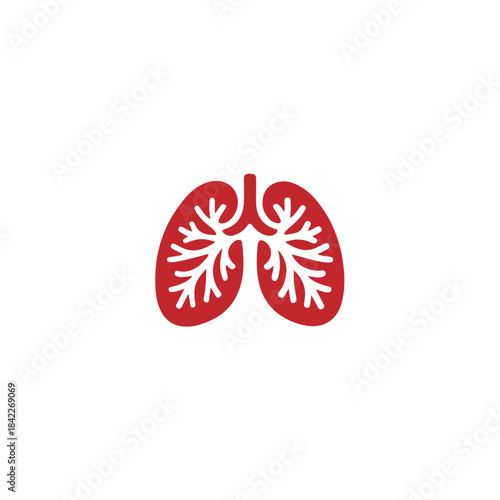 lungs vector, hospital logo, human body parts vector, lungs logo, human body, Human Respiratory System Anatomy Illustration