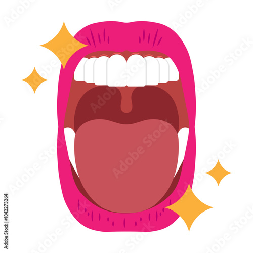 Mouth Infection Illustrator