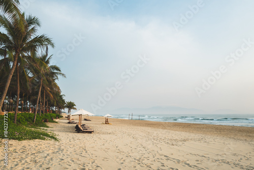 relaxing on the beach