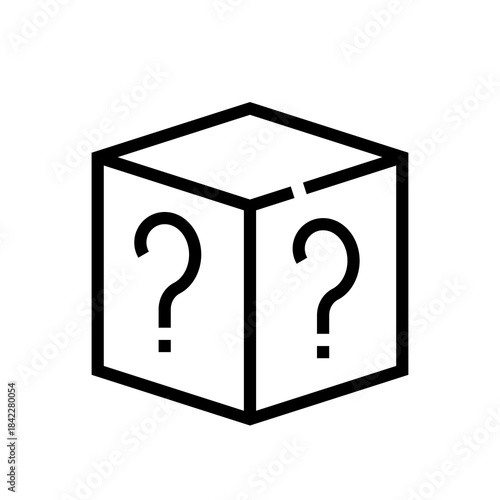 Mystery Question Mark Box Icon