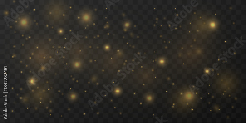 Fine golden dust spreads across space with glowing shimmer. The luminous texture adds depth and a luxurious feel. Ideal for premium abstract designs VECTOR