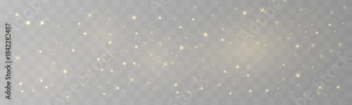 Golden dust shimmer spreads smoothly, creating magical luminous effect. The sparkling motion adds sophistication and warmth. Ideal for high-end designs VECTOR