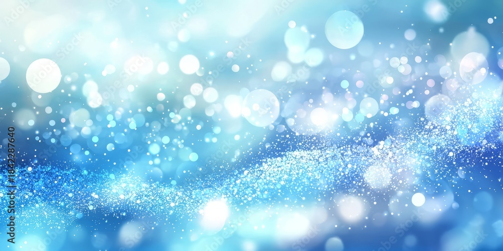 Obraz premium Enchanting sparkle effects creating a defocused visual experience.