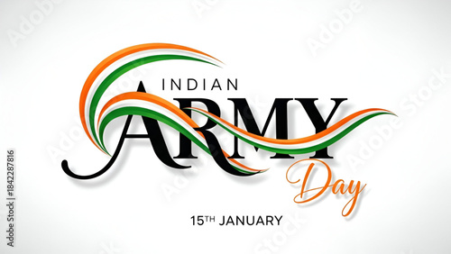 Indian Army Day Celebration Concept Honoring National Heroes Soldiers Country Patriotism And Valor Fifteen January Date Event Background Design Template For Social Media Posts Greeting Cards Banners 