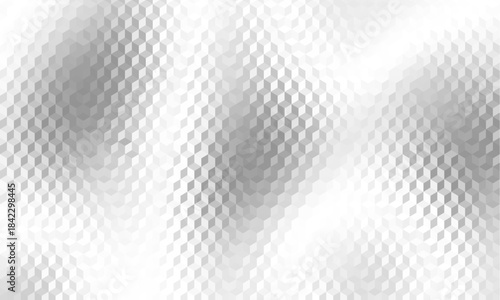 Abstract geometric white and light gray color background. Vector illustration.