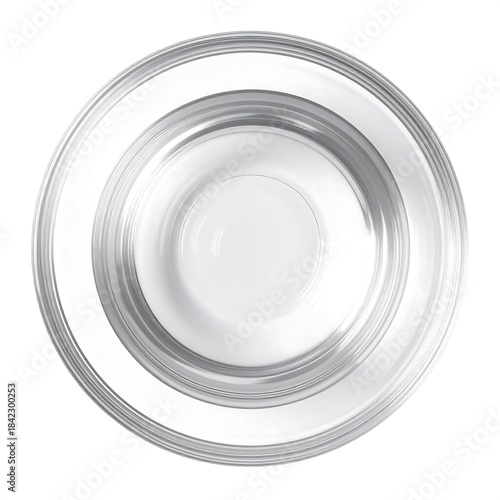 Empty Glass Bowl from Above