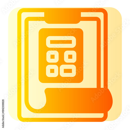 accounting gradient icon