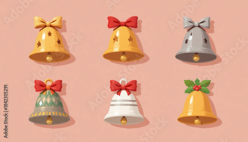 set of christmas icons