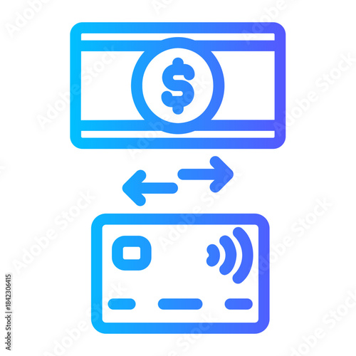 payment method gradient icon