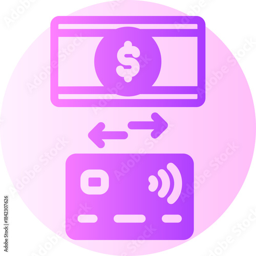 payment method gradient icon