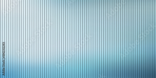 Dark blue grey ribbed glass. Vector ribbed glass texture background. Mesh gradient. acrylic ribbed bath surface. Reeded glass background semitransparent overlay. Bath wall window