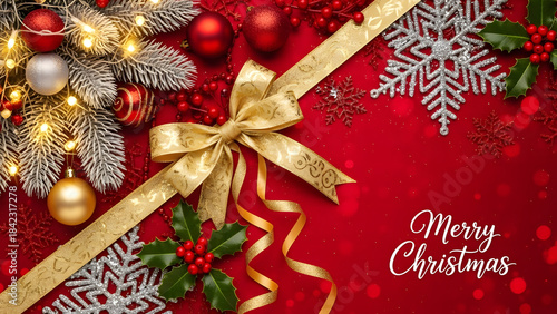 Red Christmas Background