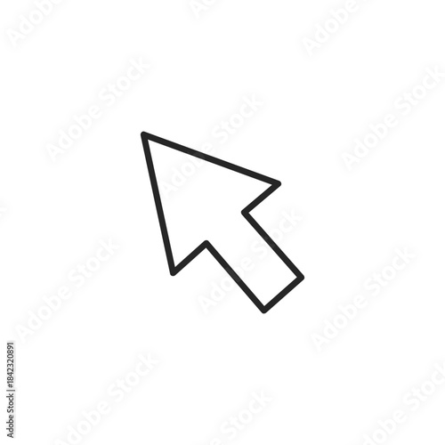 シンプルな矢印マークのアイコン