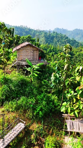 Mystical Sunrise Over Serene Mountain Ridges