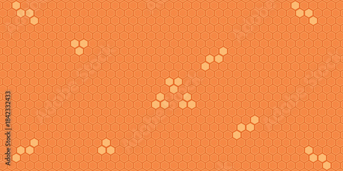honeycomb vector, background wallpaper orange honey patern illustration