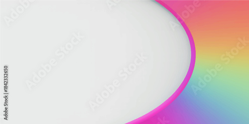 Abstract colorful background featuring blue circular wave patterns and light paper textures on a blank vector frame template for a modern business card or banner wallpaper design