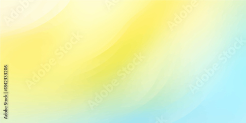 An artistic abstract background features bright colorful waves and energy curves in a vibrant yellow and orange vector motion pattern for a modern wallpaper design template