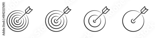 Linear Targets with Arrow Strategy Icons