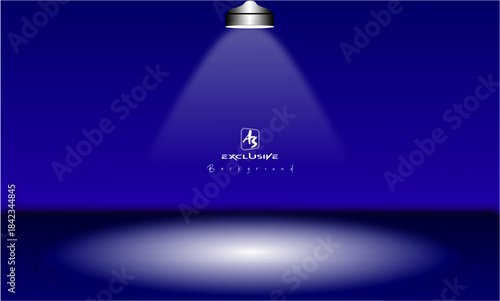 abstract blue background with glowing lights
