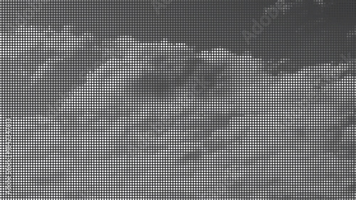 Halftone dots dense cloud texture abstract background high contrast grayscale pattern vintage retro art