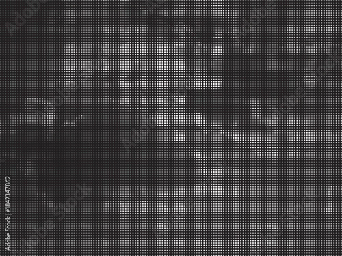 High contrast dark halftone texture abstract digital background pattern heavy smoke moody screen print