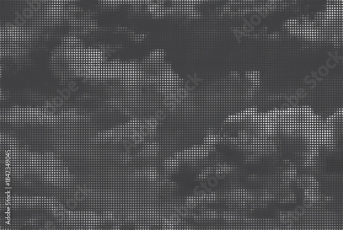 Abstract smoky dark halftone texture subtle seamless background grayscale digital pattern cool effect