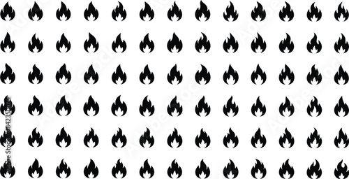 Seal silhouette pattern isolated on transparent background