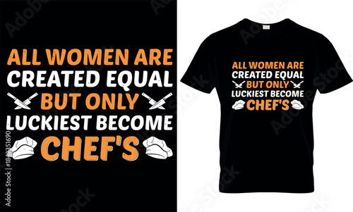 Chef T-Shirt Design vector