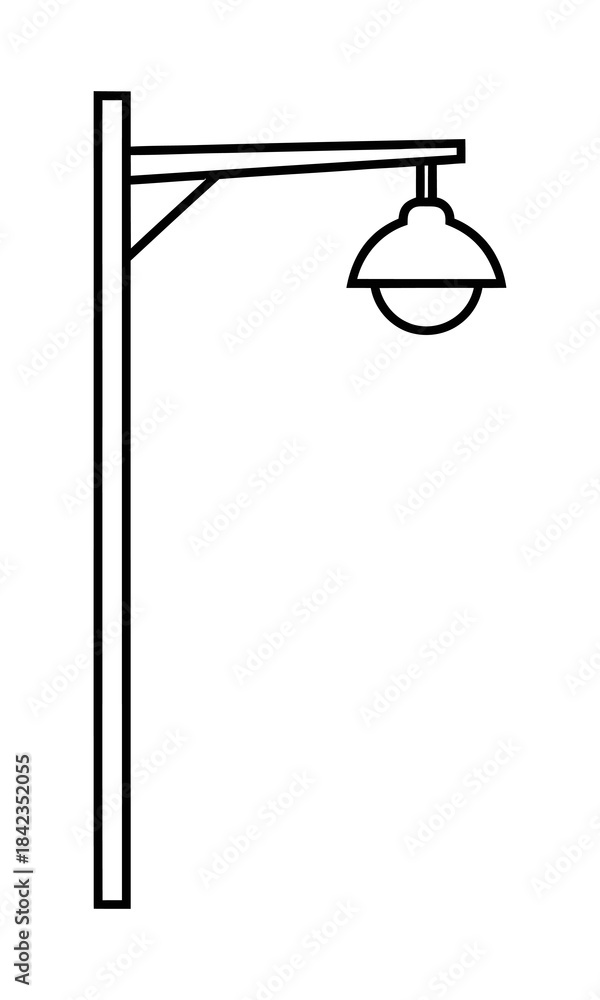Fototapeta premium Classic Hanging Street Lamp