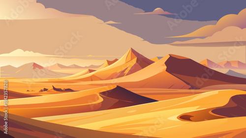 desert landscape with desert