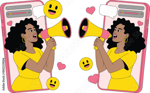 Professional Entertainment and Public Presentation Vector Set: Singer, Musician, and Webinar Icons
