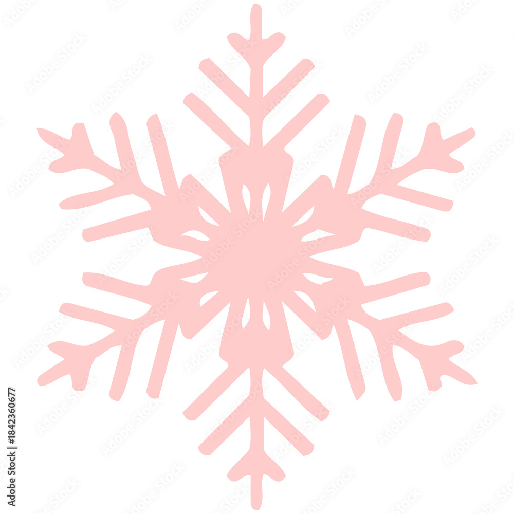 Fototapeta premium Christmas snowflake icons.