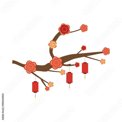 Lunar New Year Tree Branch