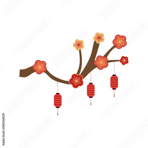 Lunar New Year Tree Branch