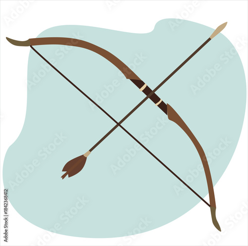 bow and arrow. Bow and Arrow Vector 