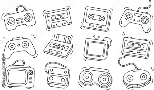 Abstract geometric composition with bold colors and clean lines suitable for modern design projects