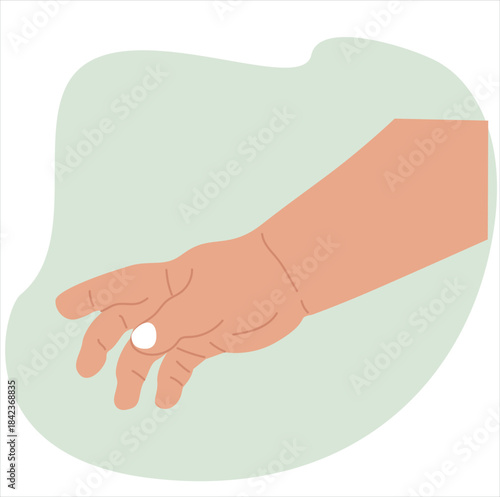 Wallpaper Mural baby's hand. Vector newborn baby's hands. Baby's hands Torontodigital.ca