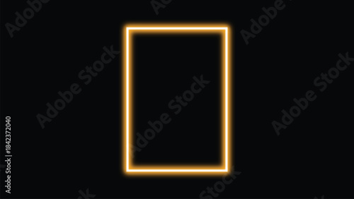 National geographic logo with yellow outline on