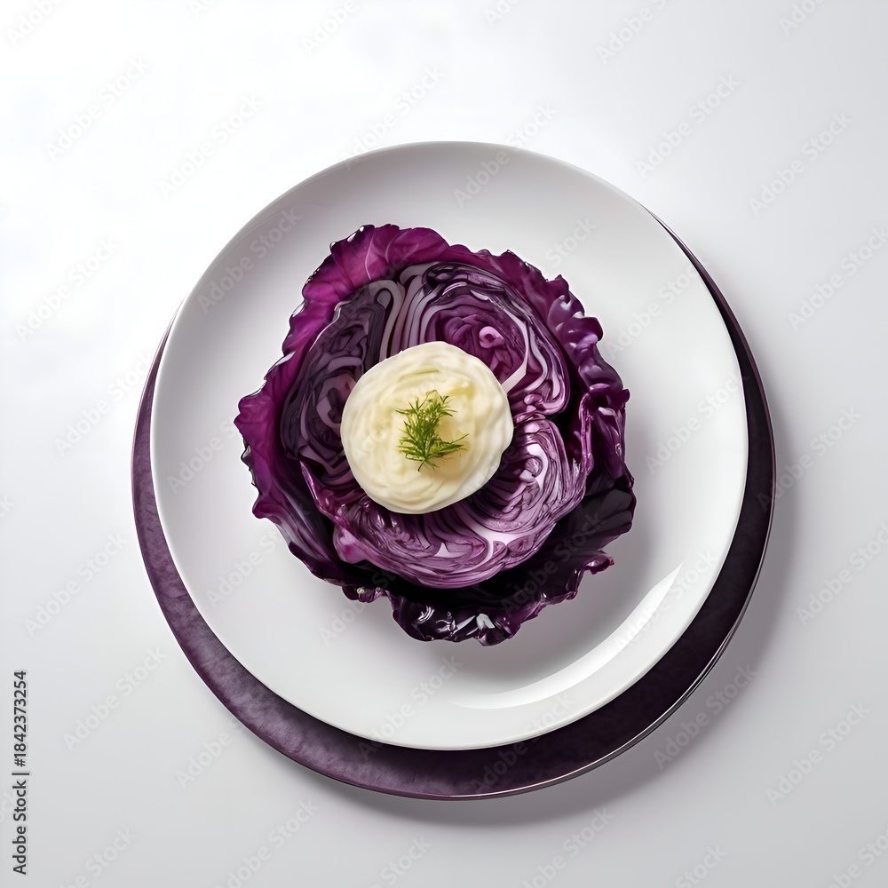 Fototapeta premium Danish Purple Caramelized Cabbage