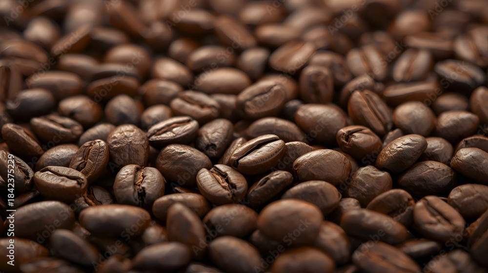 Fototapeta premium coffee beans as the background
