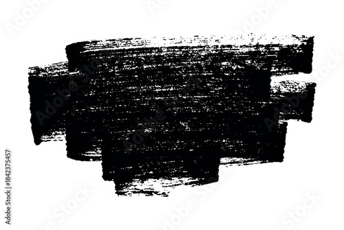 Brush paint stroke texture swatch Hand painted background Ink scribble dab clipart Paint smudge for tags and stamps design