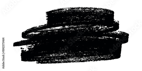 Brush paint stroke texture swatch Hand painted background Ink scribble dab clipart Paint smudge for tags and stamps design