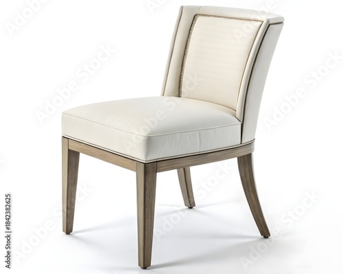 Wallpaper Mural Wooden chair isolated on white Torontodigital.ca