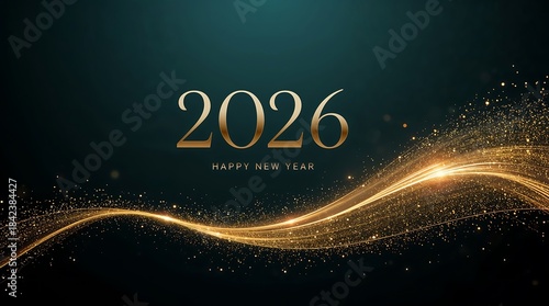 2026 Happy New Year Festive Celebration Background Design, celebration background.