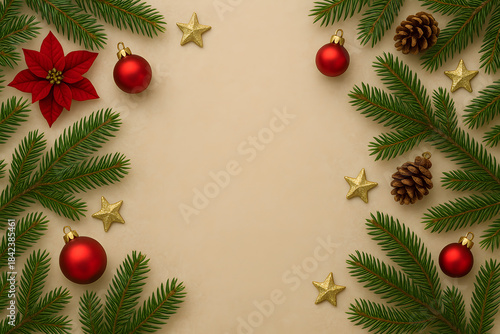 a decorative background with christmas decoration