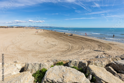 La spiaggia di Valencia, Spagna